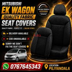 Mitsubishi EK Wagon (New) Quality seat covers & coil carpet set