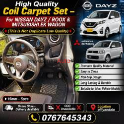 Mitsubishi EK Wagon (New) Quality seat covers & coil carpet set